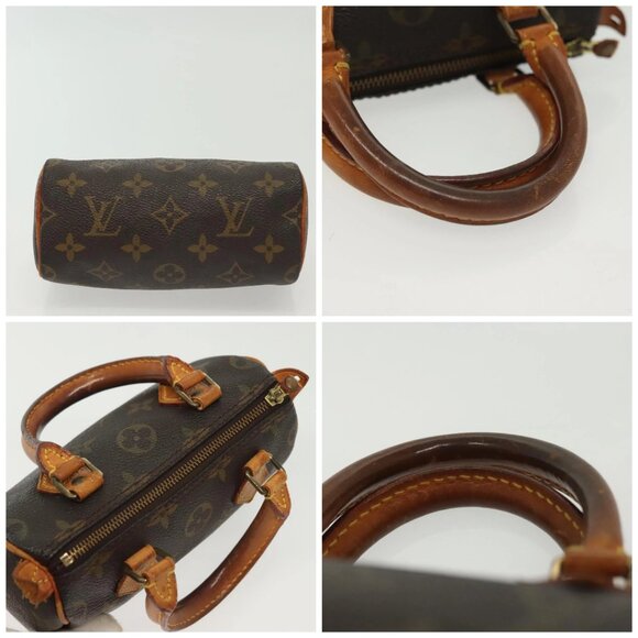 LOUIS VUITTON Monogram Mini Speedy Hand Bag M41534 LV Auth 142017 - Picture 15 of 16